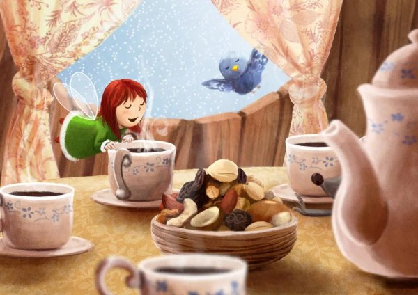 уютное чаепитие