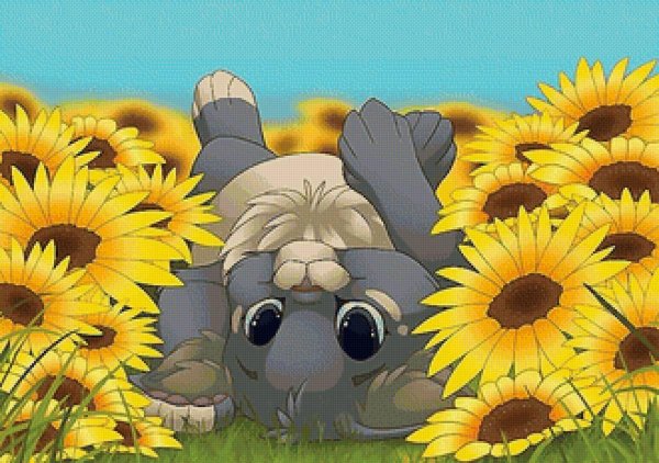 анимашки подсолнухи