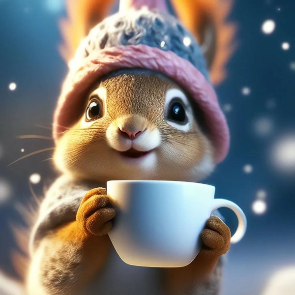 белка новый год