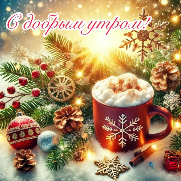 доброе зимнее утречко