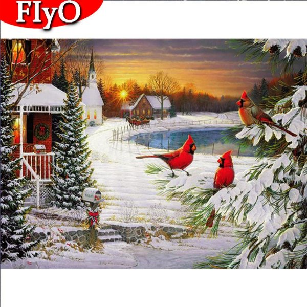 птица зимняя