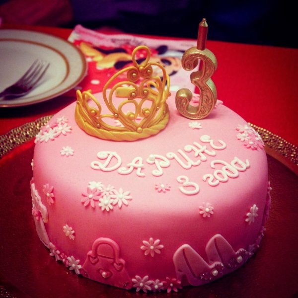 торт на 5 лет девочке