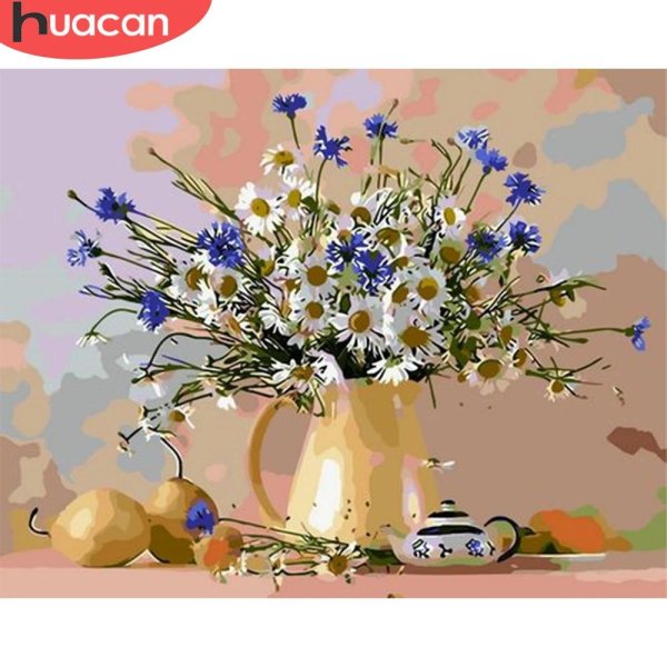 натюрморт с ромашками