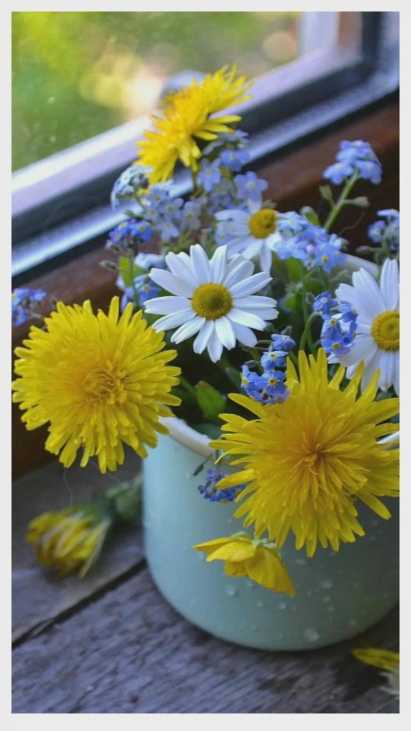 букет цветов летний