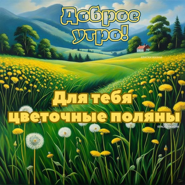 доброе утро красивая природа