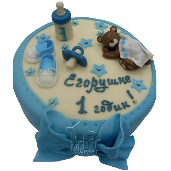 торт на год мальчику