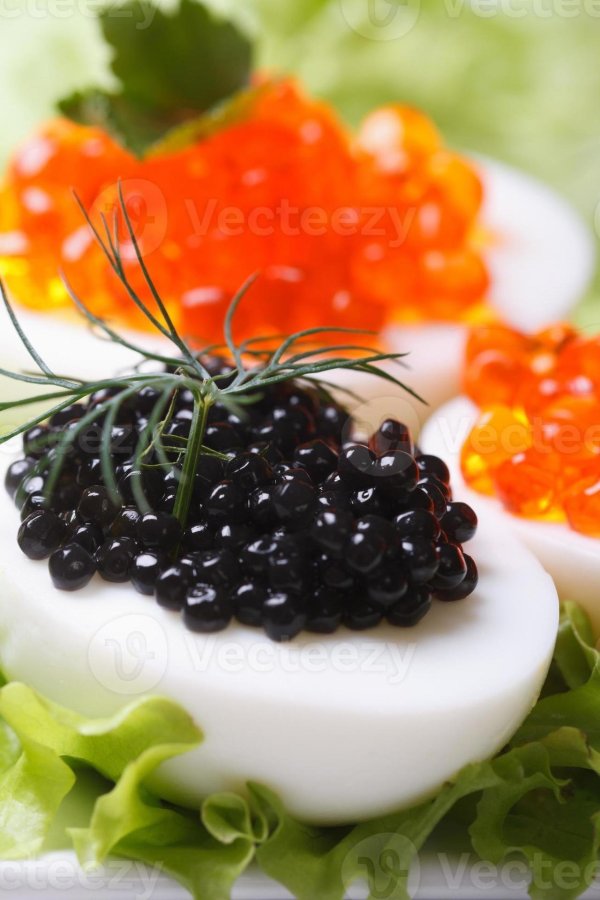 яйца фаршир икрой