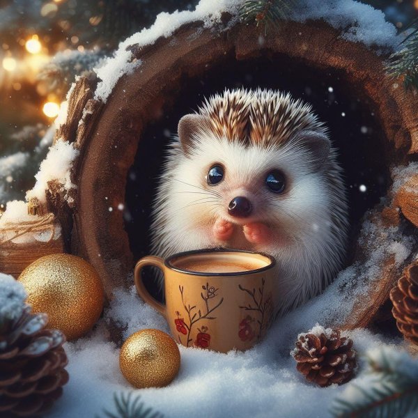 милые ежики