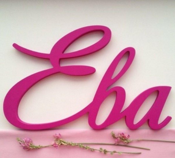 ева красивым шрифтом