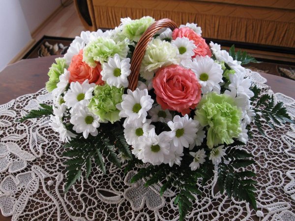 красивые цветочные композиции