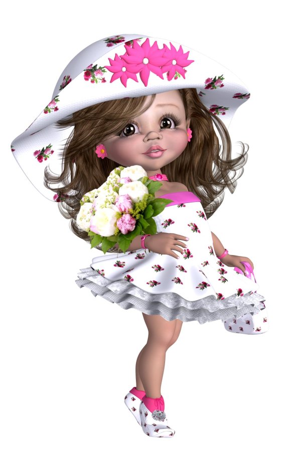 веселая девочка