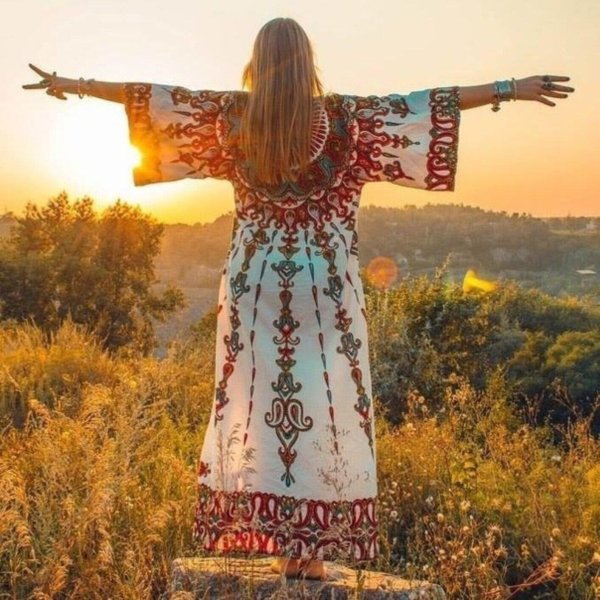 платье хиппи