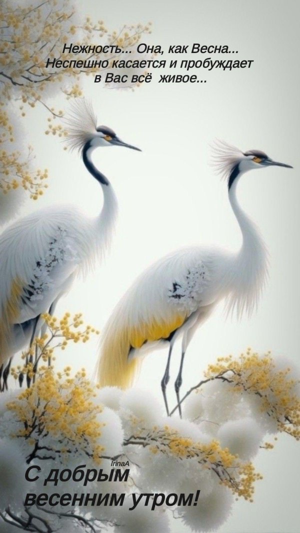 журавли белые