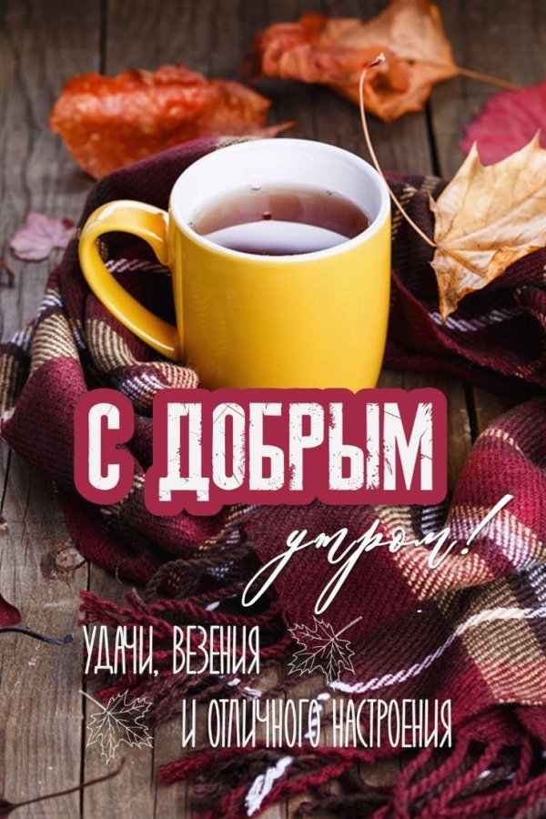 доброе осеннее пятничное утро