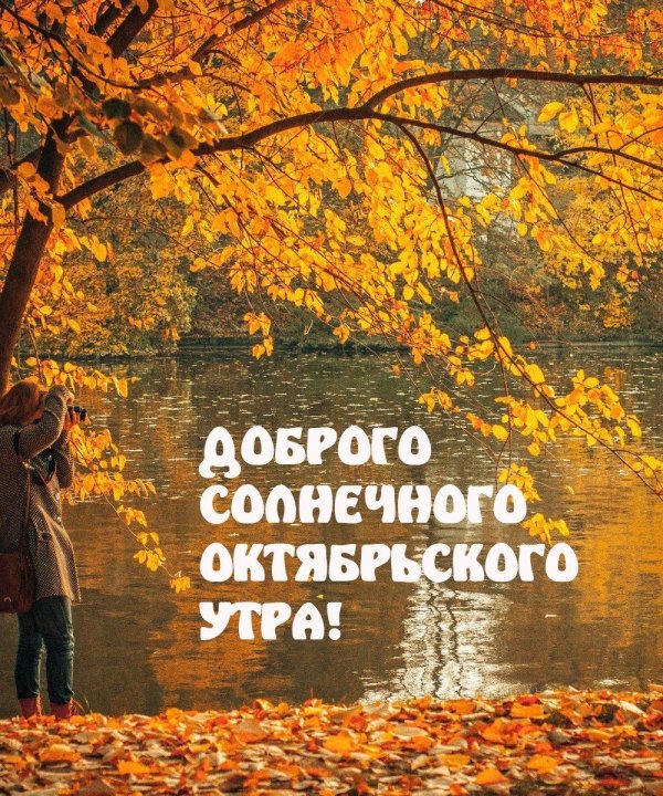 доброе утро в октябре
