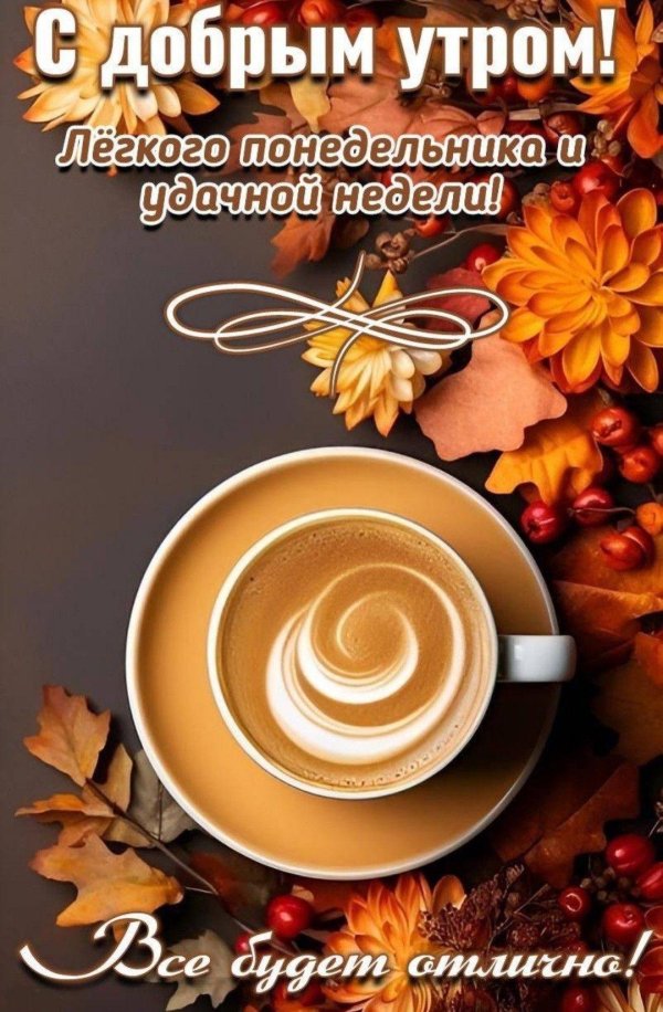 доброго понедельника и хорошей недели