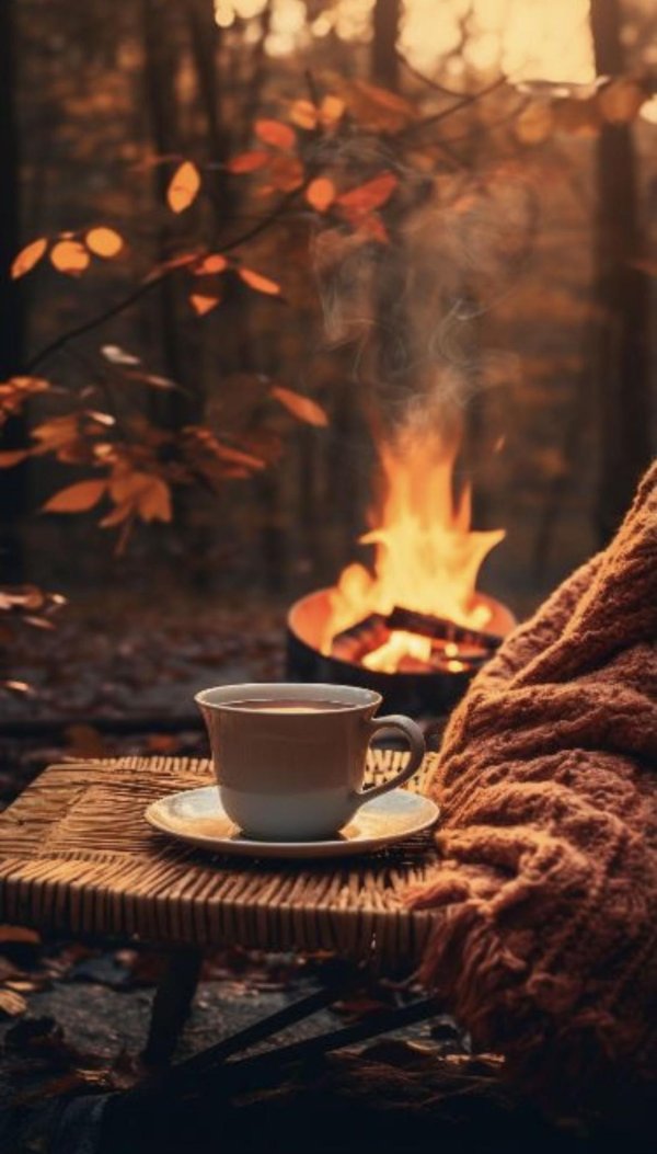 горячий чай