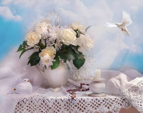 нежный натюрморт