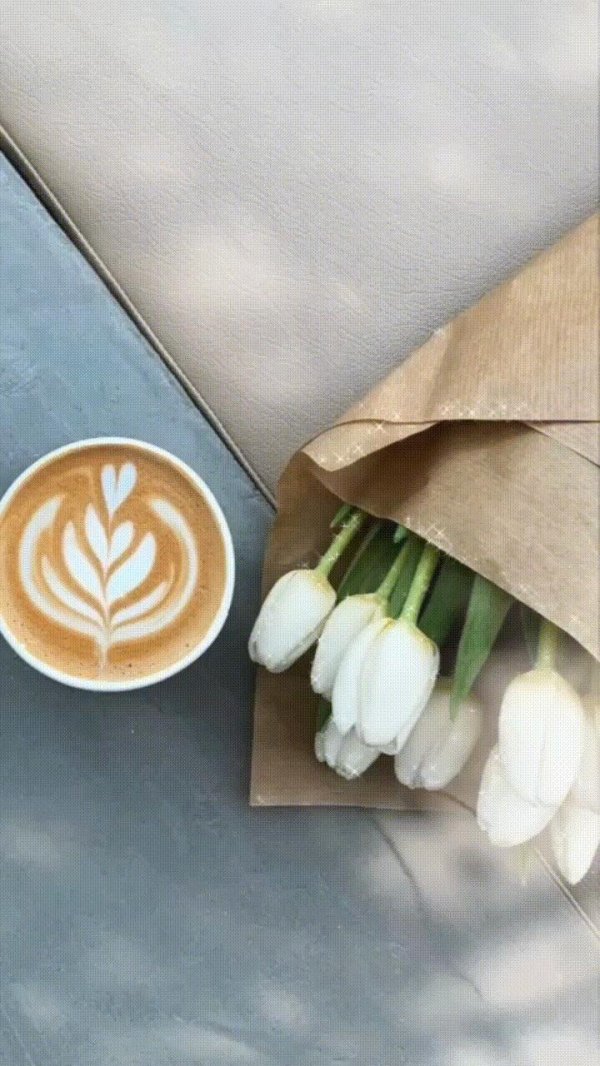 тюльпан латте латте арт