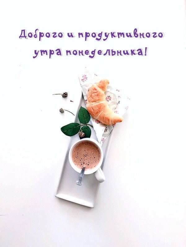добрейшего утра понедельника