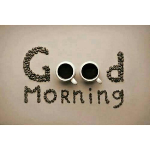 надписи из кофейных зерен