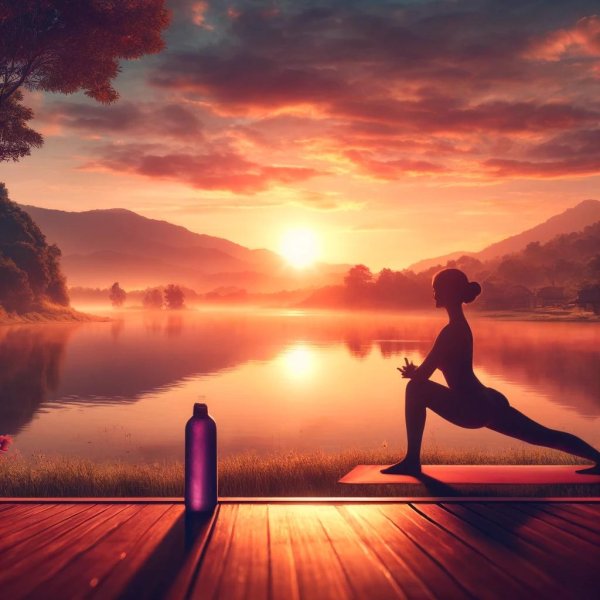 силуэт йога