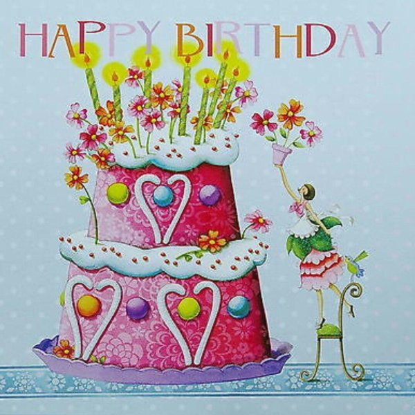 открытка ко дню рождению