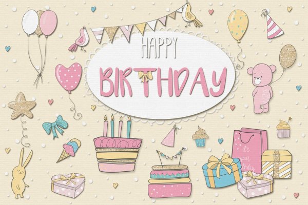 баннер на др девочке