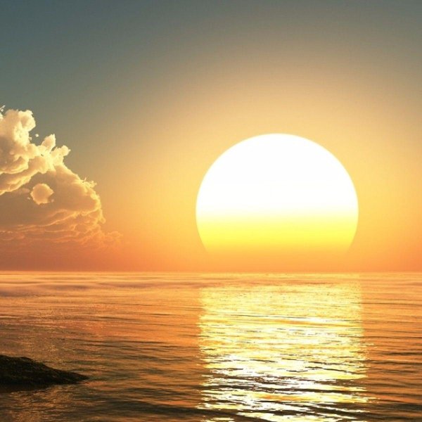 красивое солнце