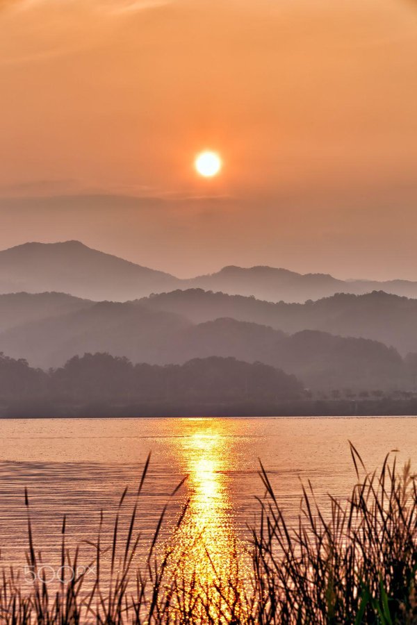 красивый восход солнца