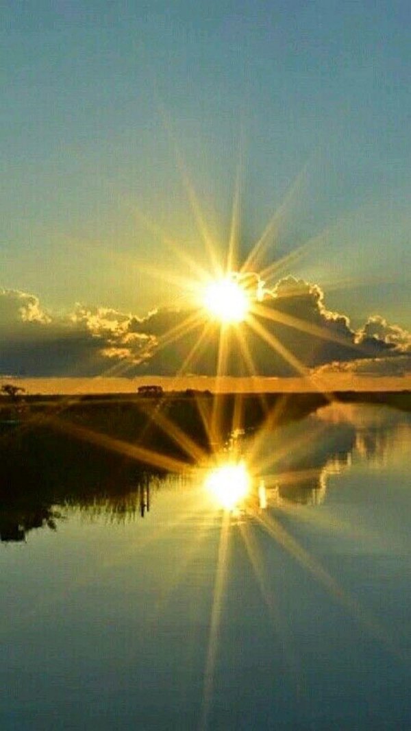 лучами солнца