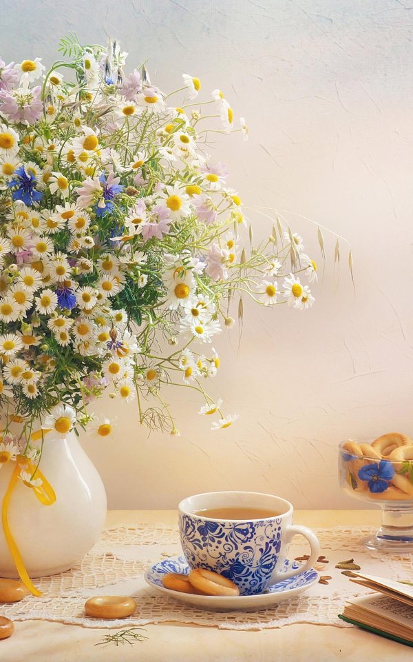 букет полевых цветов