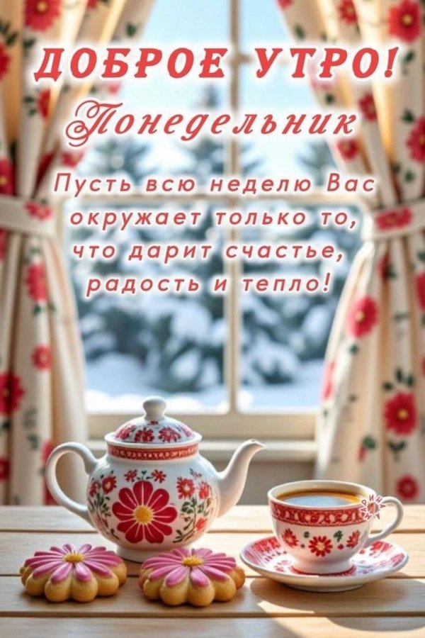 добрейшего утра понедельника