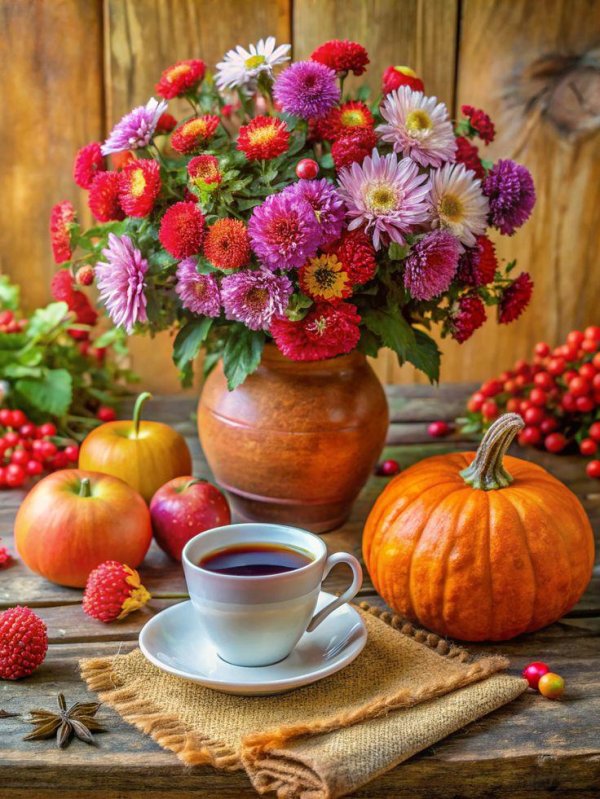 осеннее чаепитие