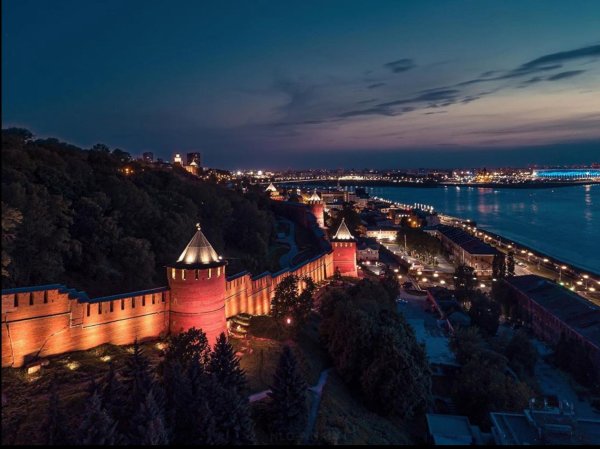 нижний новгород кремль вечерний