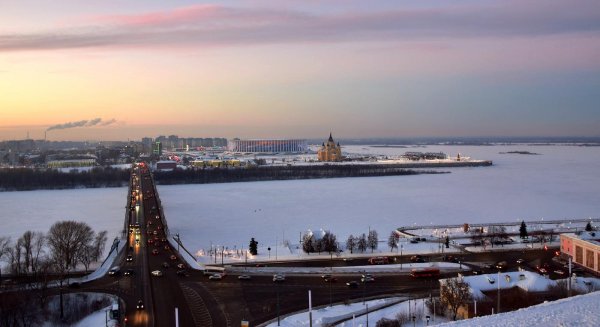 стрелка оки и волги в нижнем новгороде