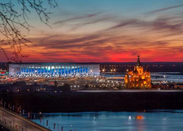 вид на стадион нижний новгород