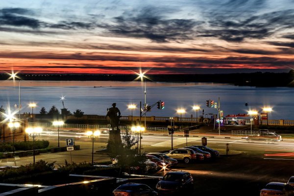 кострома набережная вечером