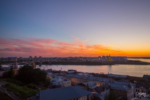закаты в нижнем новгороде с набережной федоровского