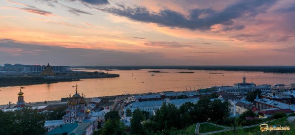 стрелка оки и волги в нижнем новгороде