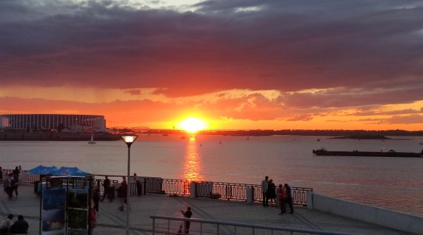 нижний новгород закаты на набережной