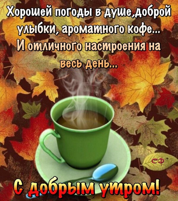 утро осеннее доброе