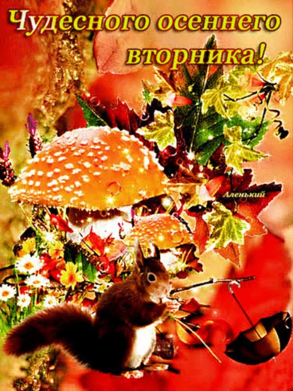 анимация осенний вторник