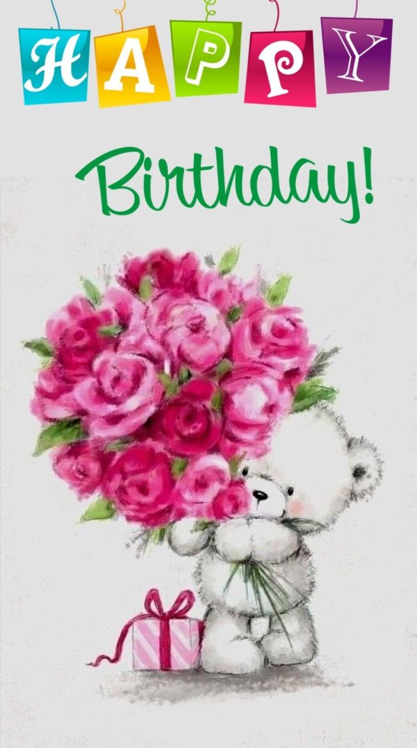 открытка ко дню рождению