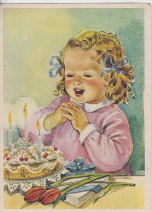 baby birthday vintage