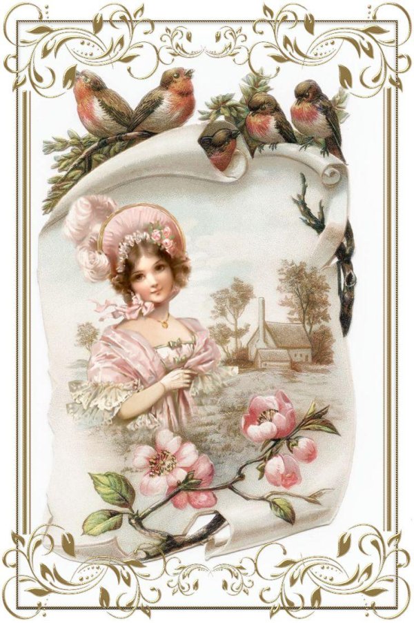 дамы для декупажа