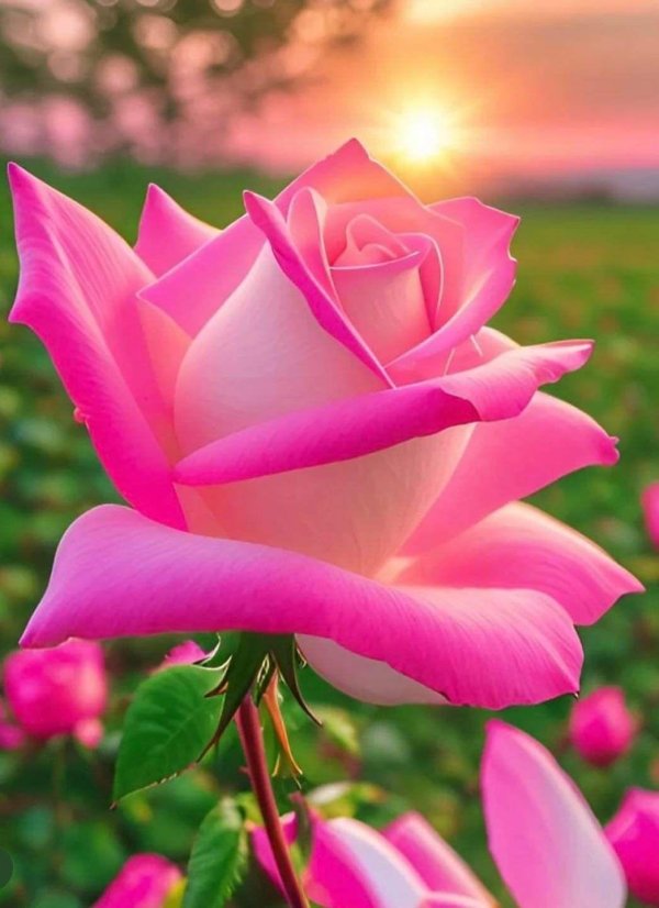 красивая цветок