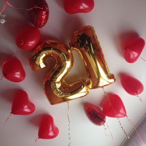 фольгированные шары цифры