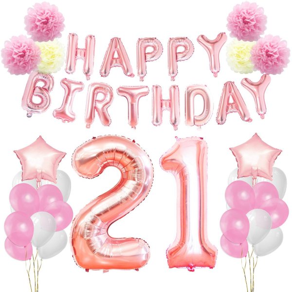 открытка с 21 летием девушке