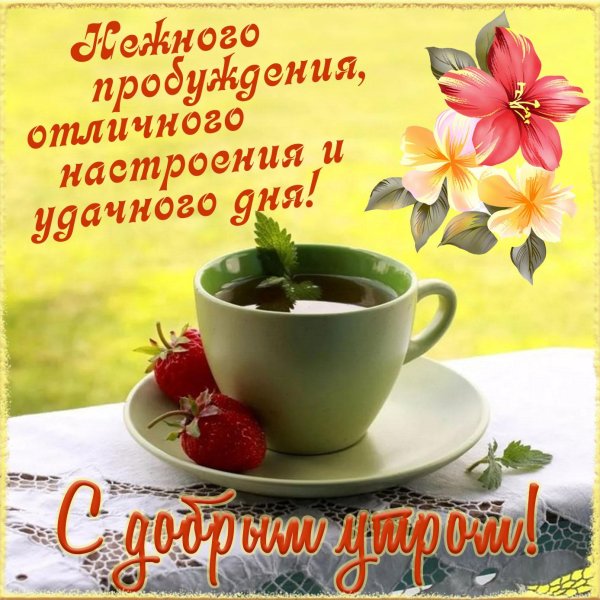 самого доброго утра и хорошего настроения